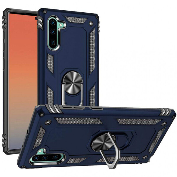 

Ударопрочный чехол GETMAN Serge Ring for Magnet для Samsung Galaxy A01 (Черный) (897413)