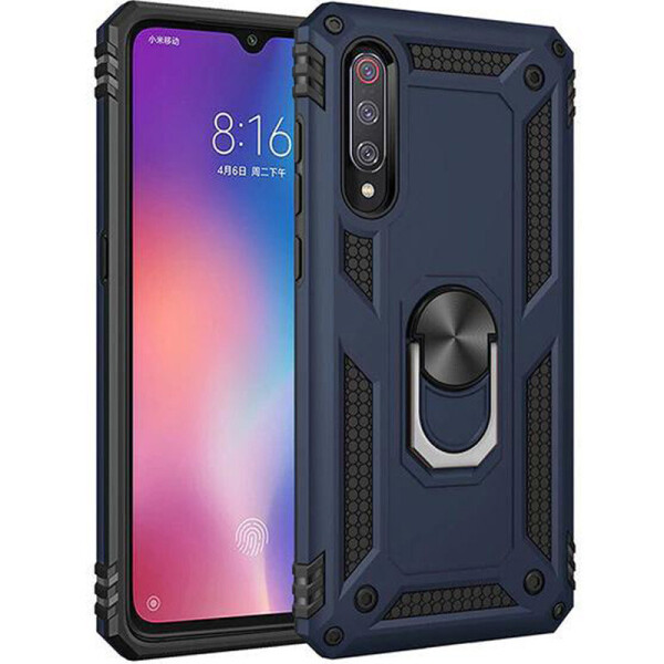 

Ударопрочный чехол SG Ring Color магнитный держатель для Samsung Galaxy A30 (Темно-синий) (718379)