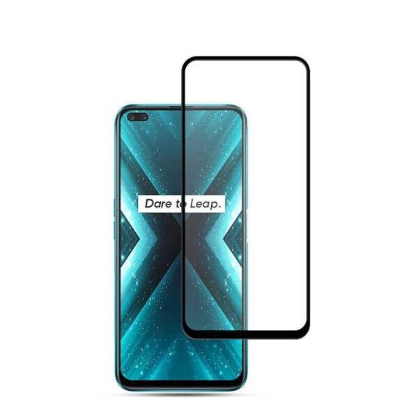 

Защитное стекло LUX для Realme X50 / X50m Full Сover черный 0,3 мм в упаковке