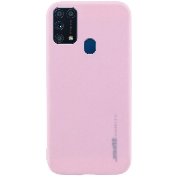 

TPU чехол матовый SMTT для Samsung Galaxy A31 Розовый (Soft touch) (134093)