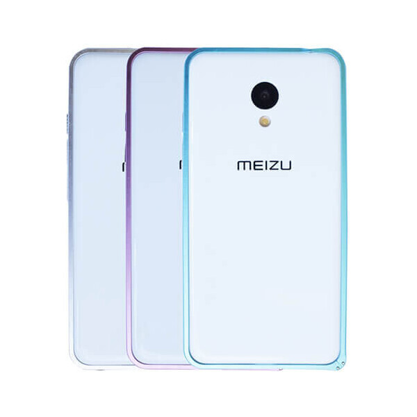 

Металлический округлый бампер на пряжке для Meizu M3 / M3 mini / M3s Розовый (53112)