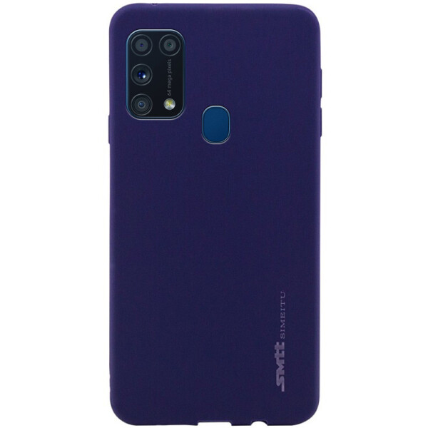 

TPU чехол матовый SMTT для Samsung Galaxy A31 Синий (soft touch) (134090)