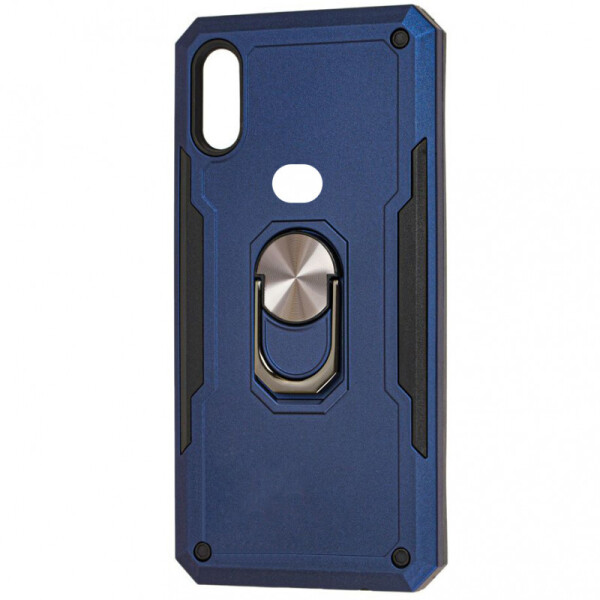 

TPU+Glass чехол Gradient Rainbow с лого для iPhone XS (5.8" ) (Синий) (787662)