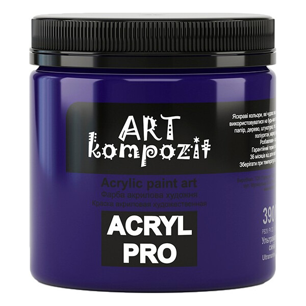 

Краска акриловая ART Kompozit 430 мл Ультрамарин синий (KT390)