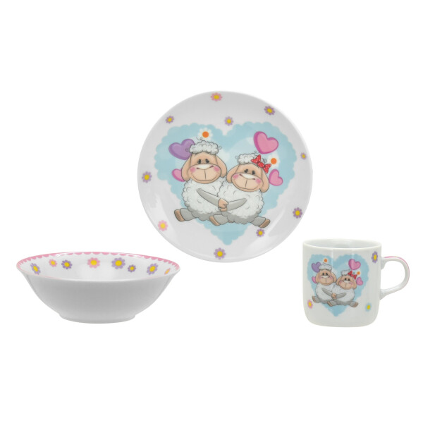 

Детский набор LIMITED EDITION HAPPY LAMBS, 3 предмета (6455251)