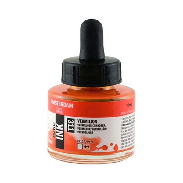 

Тушь акриловая AMSTERDAM INK (311) Киновар 30 мл