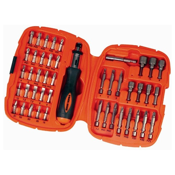 

Набор бит Black&Decker A7039-XJ, 45 предметов (6226957)