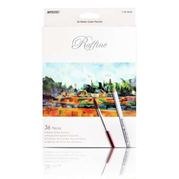 

Карандаши цветные акварельные Marco Raffine 36 цветов с кисточкой (7120-36CB)