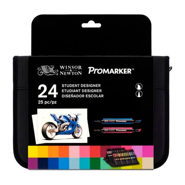 

Набор двухсторонних маркеров Winsor & Newton Promarker 24 цветов (0290030)