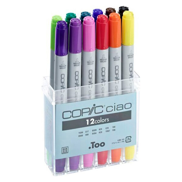

Набор маркеров COPIC Ciao 12 цветов (22075312)