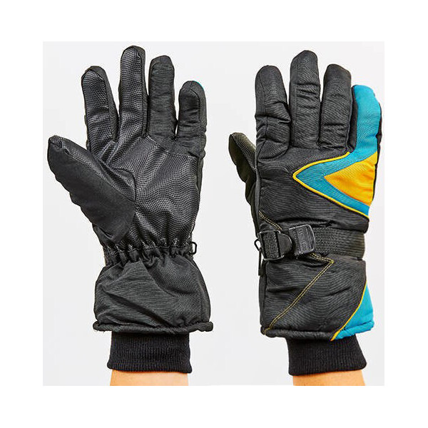 

Перчатки лыжные VS-Sport A-63 черно-голубой L-XL