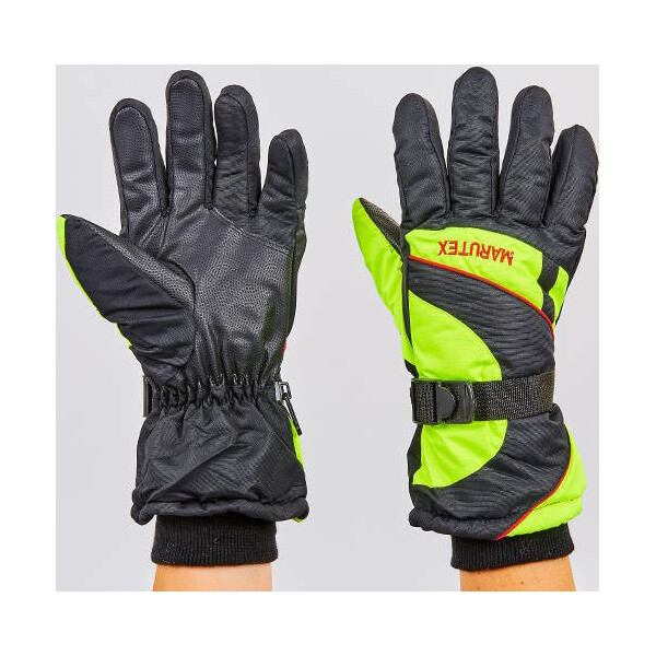 

Перчатки лыжные Marutex A-7707 черно-лимонный M-L