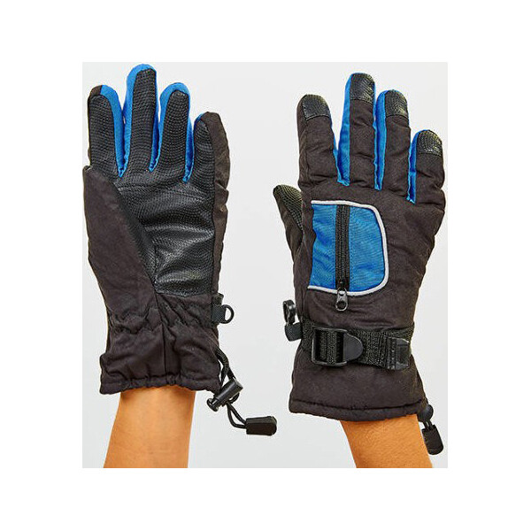 

Перчатки лыжные (детские) VS-Sport C-7706 черно-синий S 5-8 лет