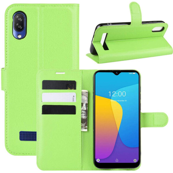 

Чехол Luxury для Doogee X90 книжка зеленый