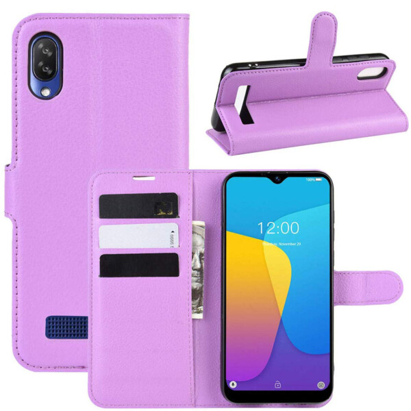 

Чехол Luxury для Doogee X90 книжка фиолетовый
