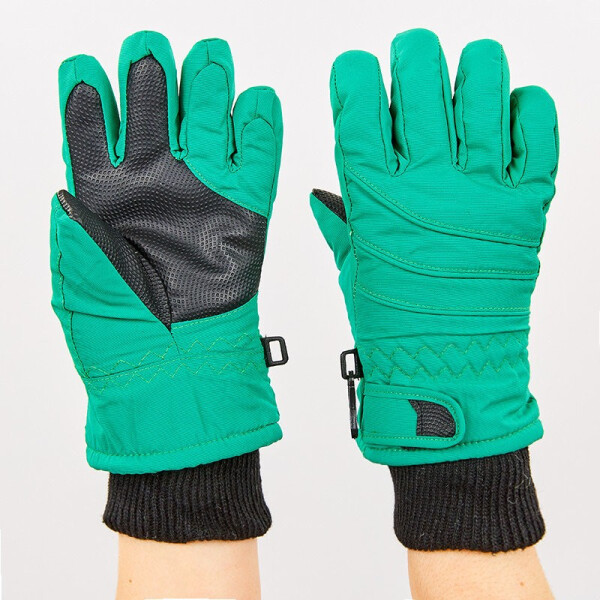 

Перчатки горнолыжные VS-Sport (детские) C-915-G зеленый L-XL (9-12 лет)