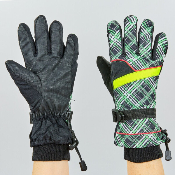 

Перчатки горнолыжные VS-Sport (женские) B-7702-BKM черный-мятный L-XL