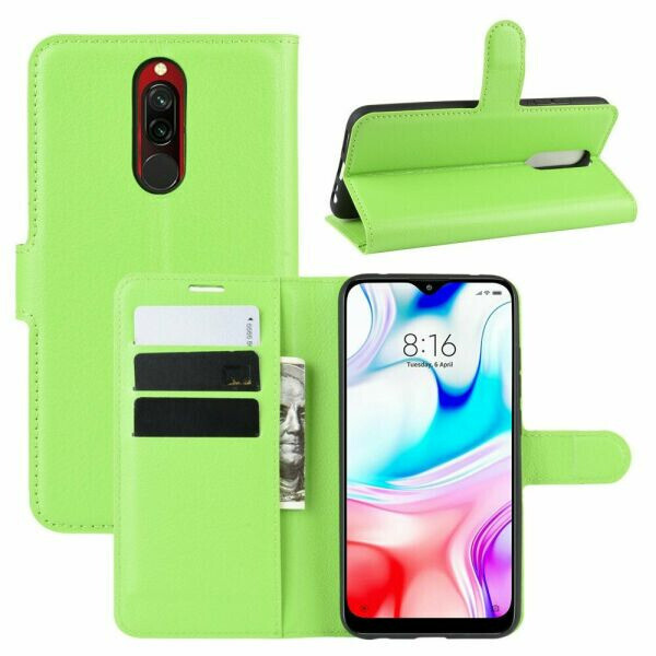 

Чехол Luxury для Xiaomi Redmi 8 книжка зеленый