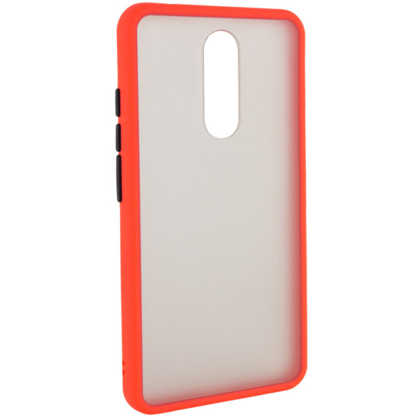 

TPU+PC чехол Color Buttons для Xiaomi Redmi 8 (Красный) (869097)