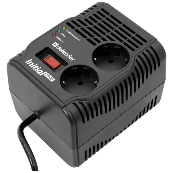 

Сетевой фильтр Defender AVR Initial 1000 (99018) (5796627)
