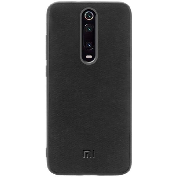 

TPU чехол Textile Logo для Xiaomi Mi 9T (Черный) (877171)