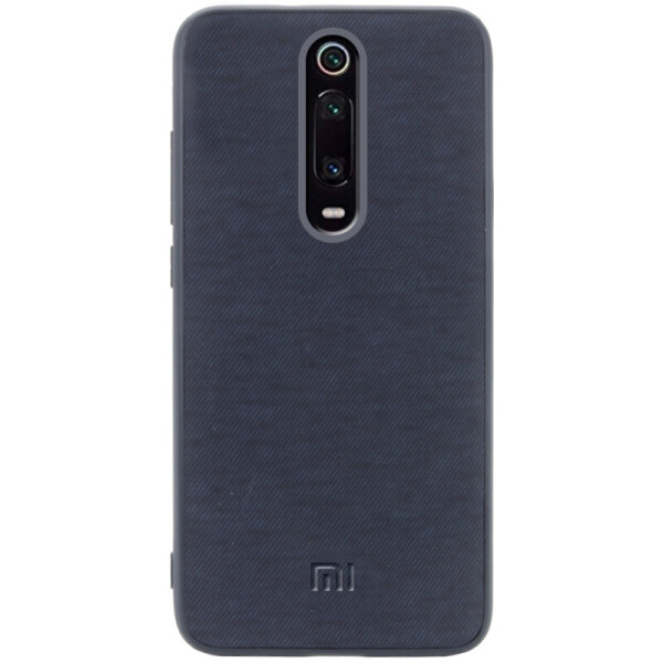 

TPU чехол Textile Logo для Xiaomi Mi 9T (Синий) (877170)