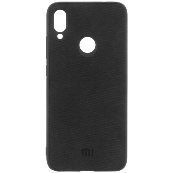 

TPU чехол Textile Logo для Xiaomi Redmi Note 7S (Черный) (877177)