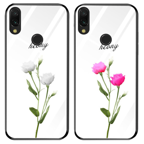 

TPU+Glass чехол светящийся в темноте для Xiaomi Redmi Note 7 Pro (Lovely / Белый) (691225)
