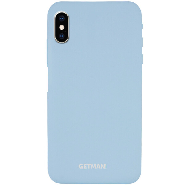 

Чехол Silicone Case GETMAN for Magnet для iPhone XS (5.8" ) (Серый / Mist Blue) (897217)