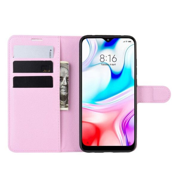 

Чехол Luxury для Xiaomi Redmi 8 книжка светло-розовый