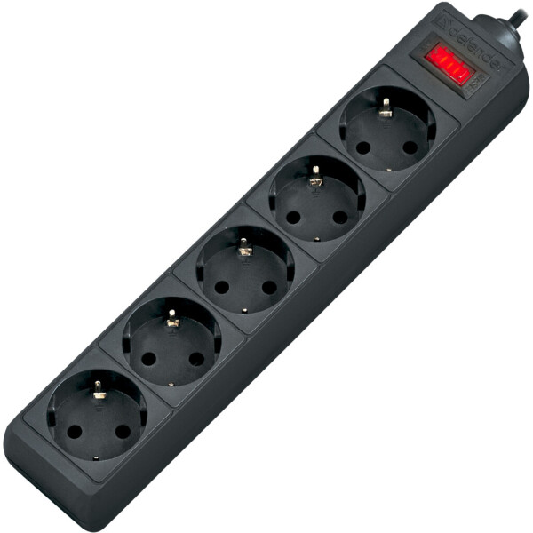 

Сетевой фильтр Defender ES 3m 5 роз. Black (99485) (6096614)