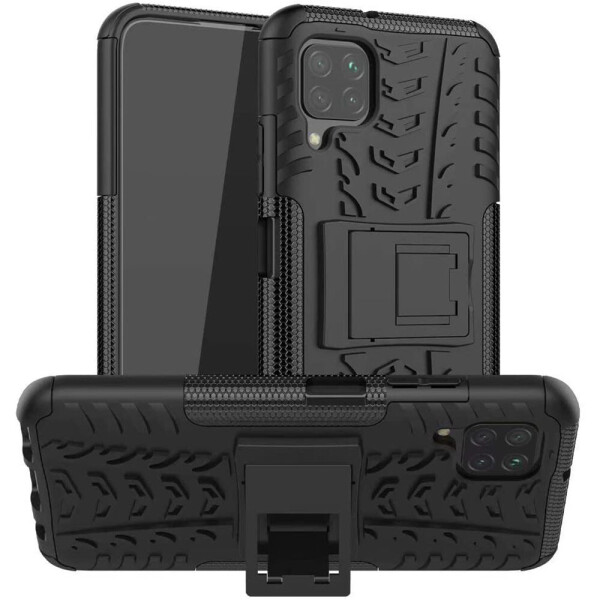 

Чехол Armored для Huawei P40 Lite противоударный бампер с подставкой черный