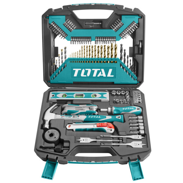 

Набор TOTAL THKTAC01120 ручной инструмент, биты, сверла, 120 предм. (6377691)