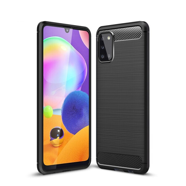 

Чехол Polished Carbon для Samsung Galaxy A31 (A315) ТПУ бампер черный