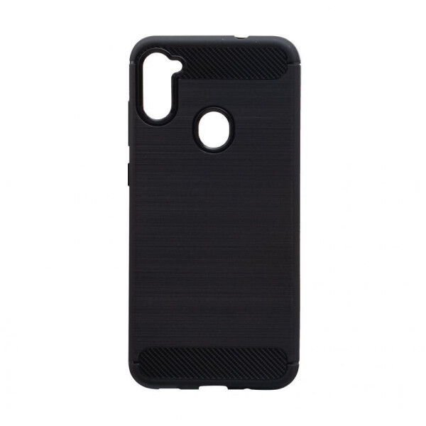 

Чехол Polished Carbon для Samsung Galaxy M11 (M115) ТПУ бампер черный