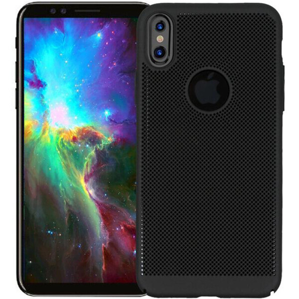 

Ультратонкий дышащий Grid case для iPhone XS (5.8") (Черный) (100005410)