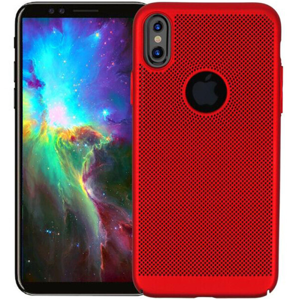 

Ультратонкий дышащий Grid case для iPhone XS (5.8") (Красный) (100005408)