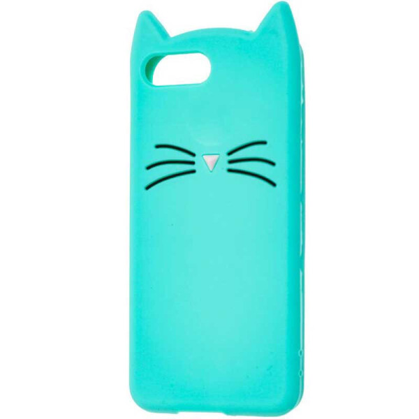 

Силиконовая накладка 3D Cat для iPhone 8 (4.7" ) (Бирюзовый) (839802)