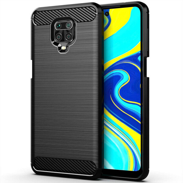 

Чехол Polished Carbon для Xiaomi Redmi Note 9 Pro Max ТПУ бампер черный
