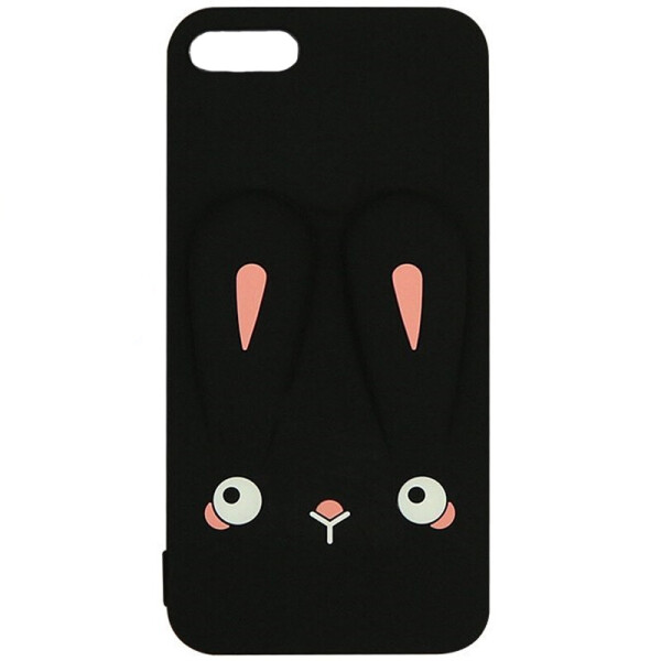 

Силиконовая накладка 3D Child Bunny для Apple iPhone 5S (Черный) (685299)