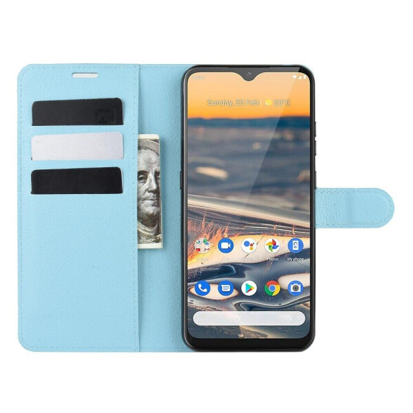 

Чехол Luxury для Nokia 5.3 книжка голубой