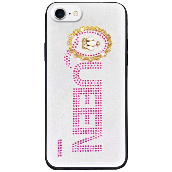

TPU+Glass чехол TYBOMB Queen для iPhone 8 (4.7") (Pink) (784866)