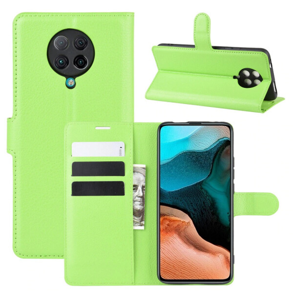 

Чехол Luxury для Xiaomi Poco F2 Pro книжка зеленый
