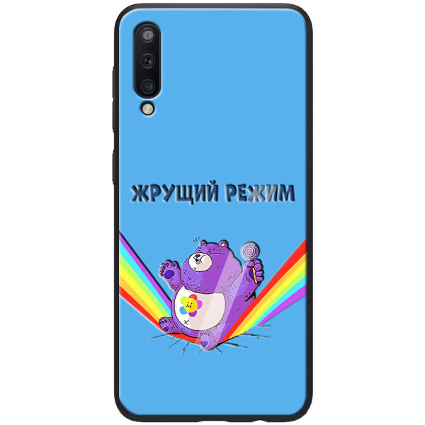 

TPU+PC чехол ForFun для Samsung Galaxy A50s (Жрущий режим / Синий) (746580)