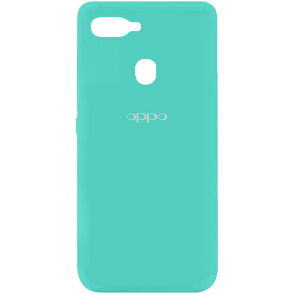 

Чехол Silicone Cover My Color Full Protective (A) для Oppo A5s (Бирюзовый / Ocean Blue) (910755)
