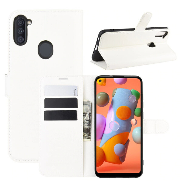 

Чехол Luxury для Samsung Galaxy A11 (A115) книжка белый