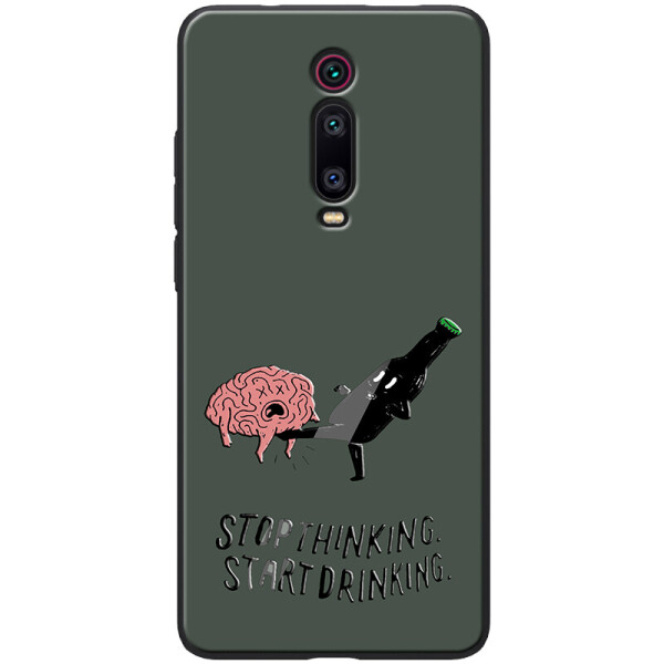 

TPU+PC чехол ForFun для Xiaomi Mi 9T (Stopthinking / Серый) (746630)