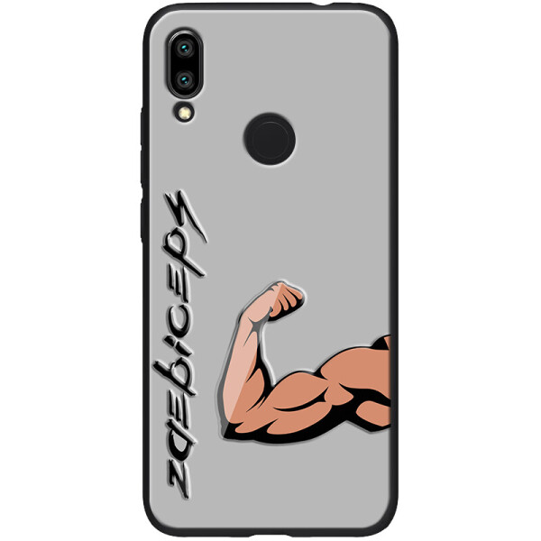 

TPU+PC чехол ForFun для Xiaomi Redmi Note 7S (Бицепс / Серый) (746643)