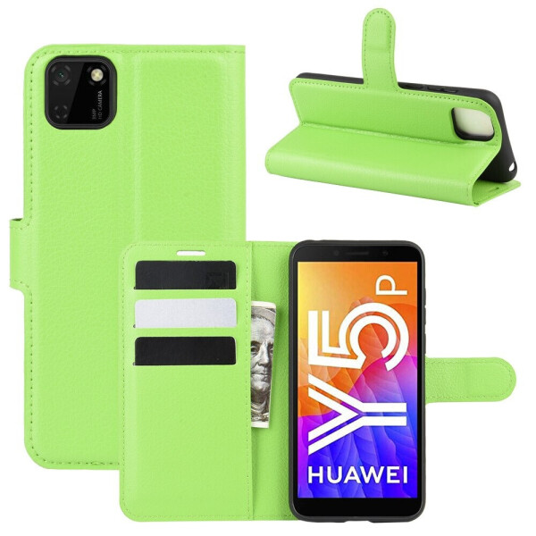 

Чехол Luxury для Huawei Y5p книжка зеленый