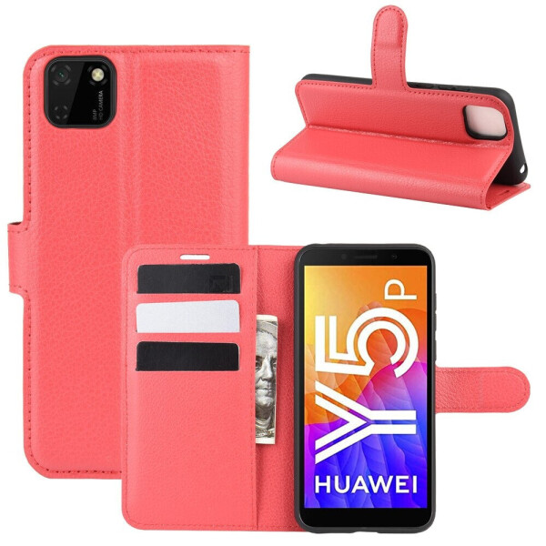 

Чехол Luxury для Huawei Y5p книжка красный
